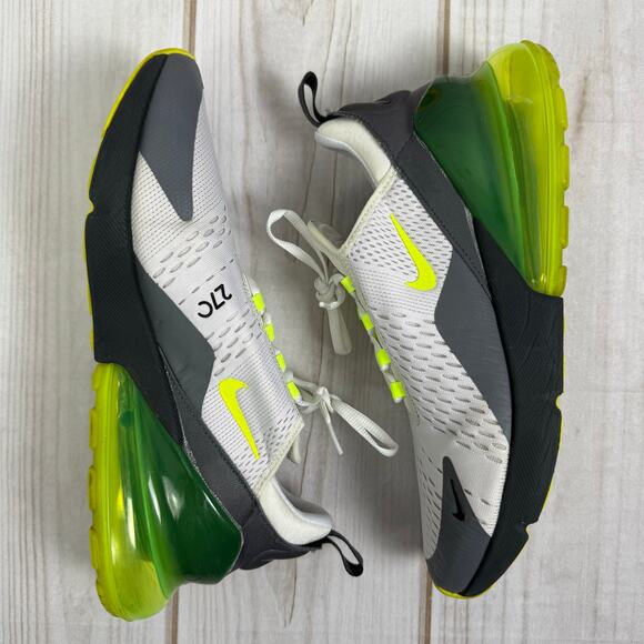 Nike Air Max 270 Platinum Volt Green Gray Running Shoes Sneakers 11 main image 7